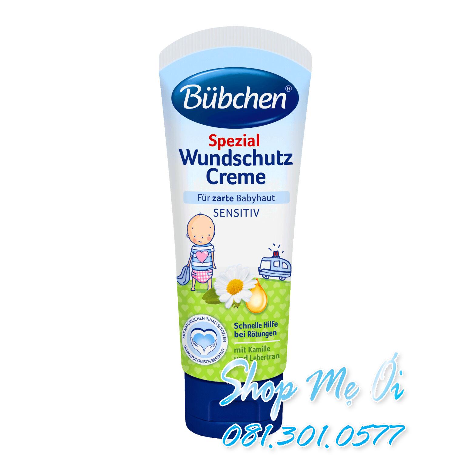 (Mẫu Mới) Kem Giảm hăm Bubchen (tuýp) 75ml - Dành Cho Da Bé Đã Hăm