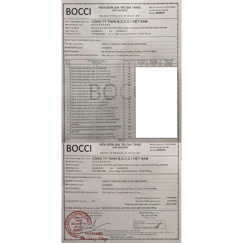 Sữa Dinh Dưỡng Tăng Cơ Rule 1 Protein 2.3Kg