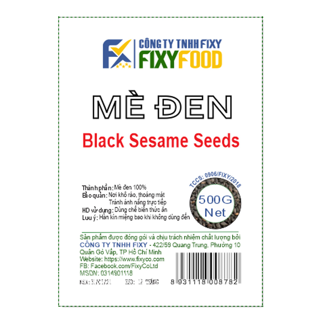 [HCM]Mè đen 500GR Black Sesame Seeds