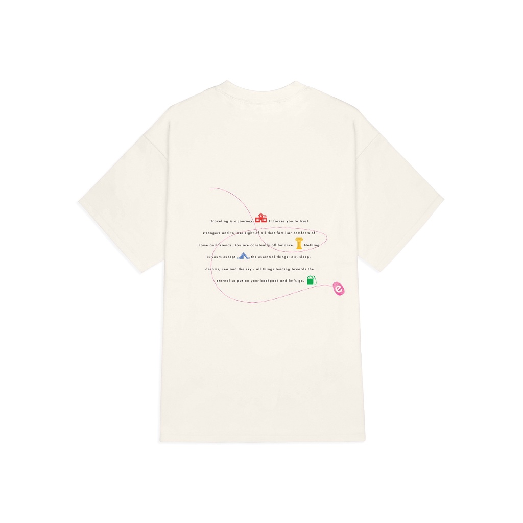 LEVENTS - Áo thun Map Tee/ Cream local brand