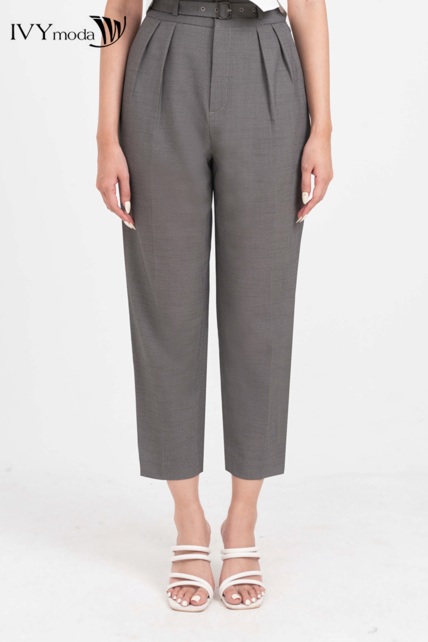 Quần baggy phối đai IVY moda MS 22M7779