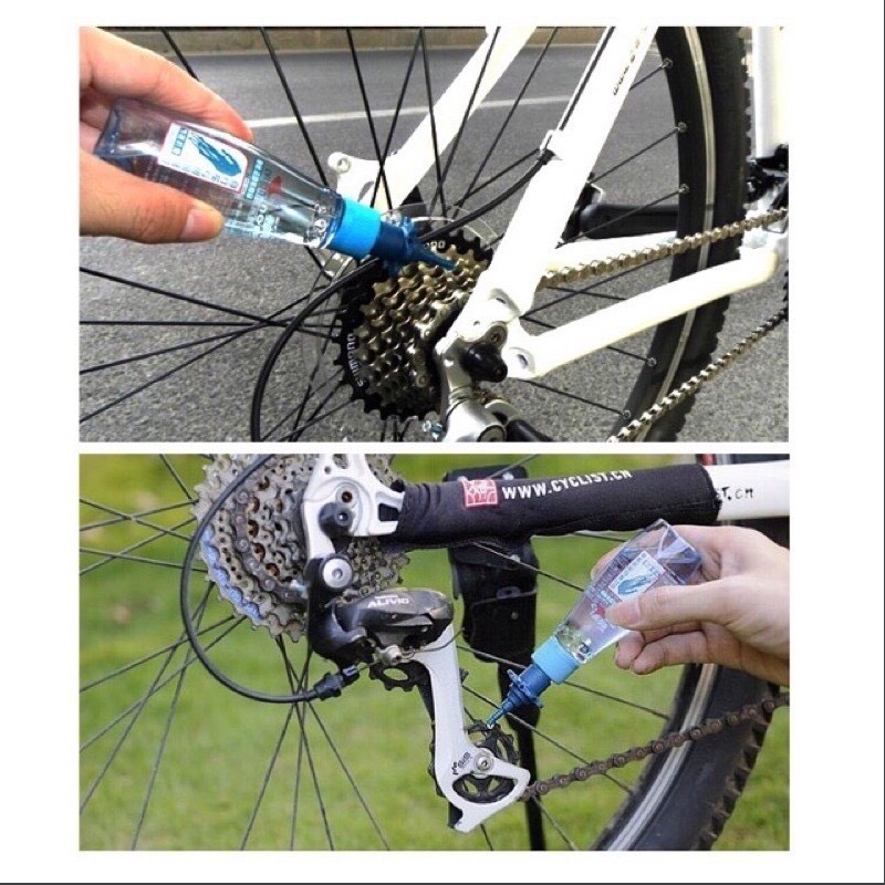 dầu tra xích xe đạp bánh răng Cylion