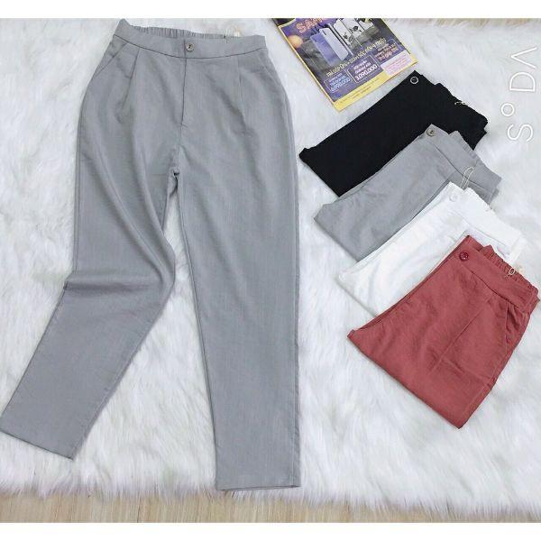 Quần đũi baggy khuy cao cấp