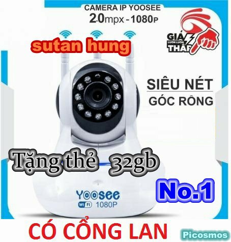 HCMCamera Yoosee Wifi IP mode 2021 2.0mp xoay 360 độ 3 râu full hd đàm