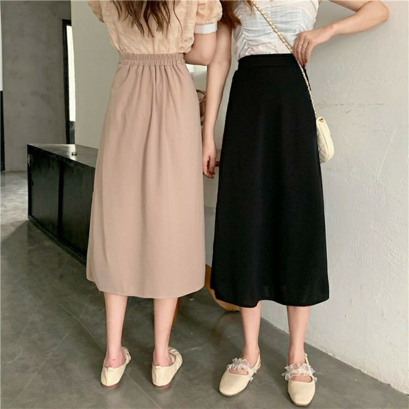 Chân Váy Midi Dáng Chữ A, Chân Váy Công Sở