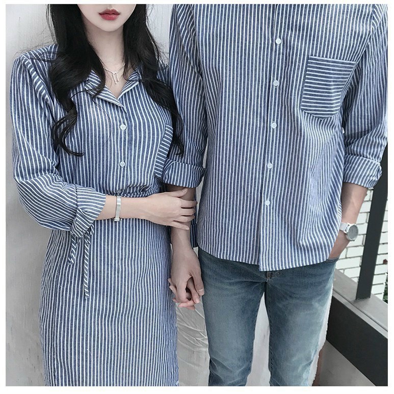 ĐỒ ĐÔI-GỒM ÁO SƠ MI NAM VÀ ĐẦM NỮ