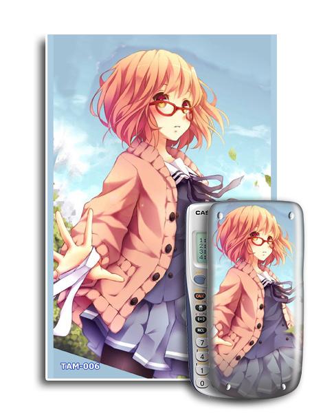 Bộ 2 decal trang trí máy tính cầm tay Anime 005
