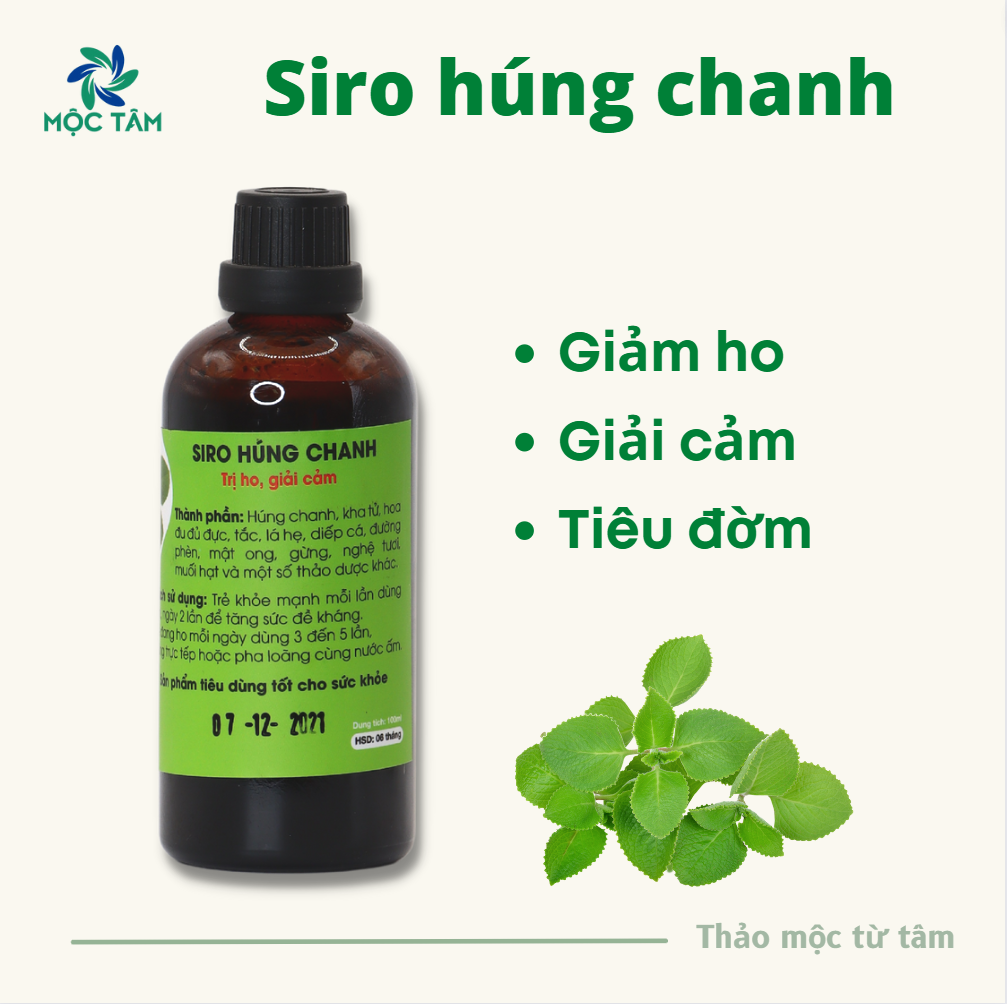 Siro Húng Chanh Cô Đặc Mộc Tâm