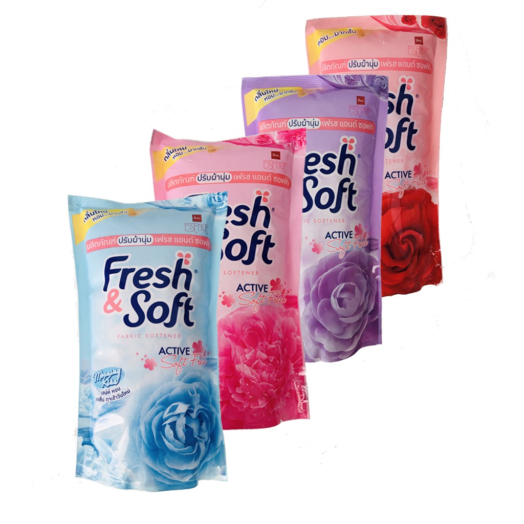 Combo 2 Túi Nước Xả Vải Quần Áo Fresh & Soft 500ml Thái Lan