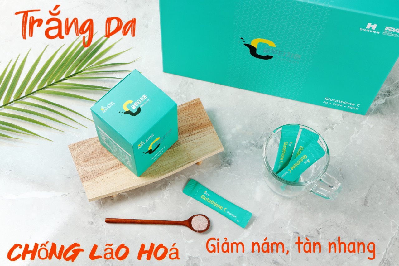 Uống trắng da Glutathione C  Premium- 글루타치온 C