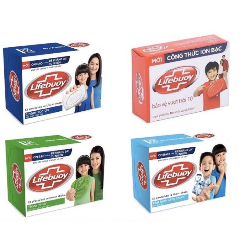 Combo 4 Cục Xà Bông Diệt Khuẩn 90g Lifebuoy (màu ngẫu nhiên)
