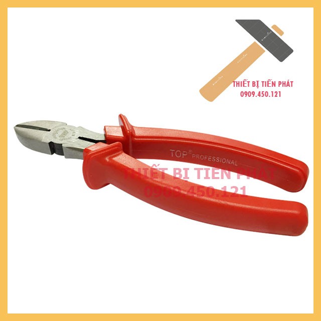 [HCM]Kềm Cắt, Kìm Cắt 7'' (180mm), 6'' (150mm) Cán Đỏ TOP Mã Tp-4002 Cao Cấp (Chính Hãng)