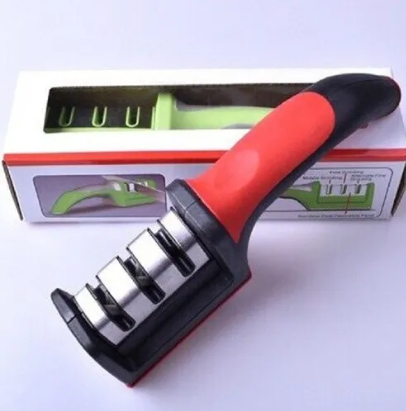 Dụng cụ mài dao 3 rãnh sắc bén, máy mài dao bằng tay tiện lợi