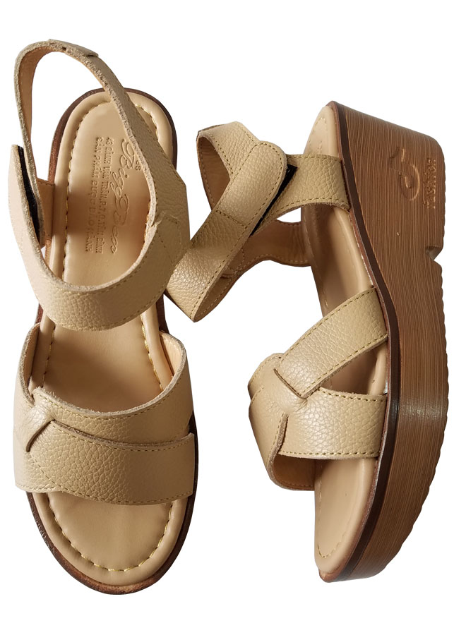 Sandal Xuồng Nữ Da Bò BIGGBEN SDXB20