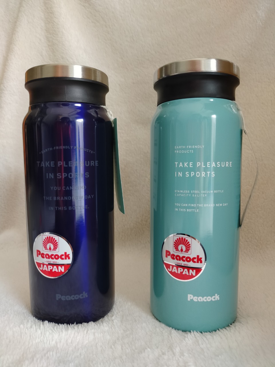 Bình giữ nhiệt Inox Peacock 600ml - AMZ-61