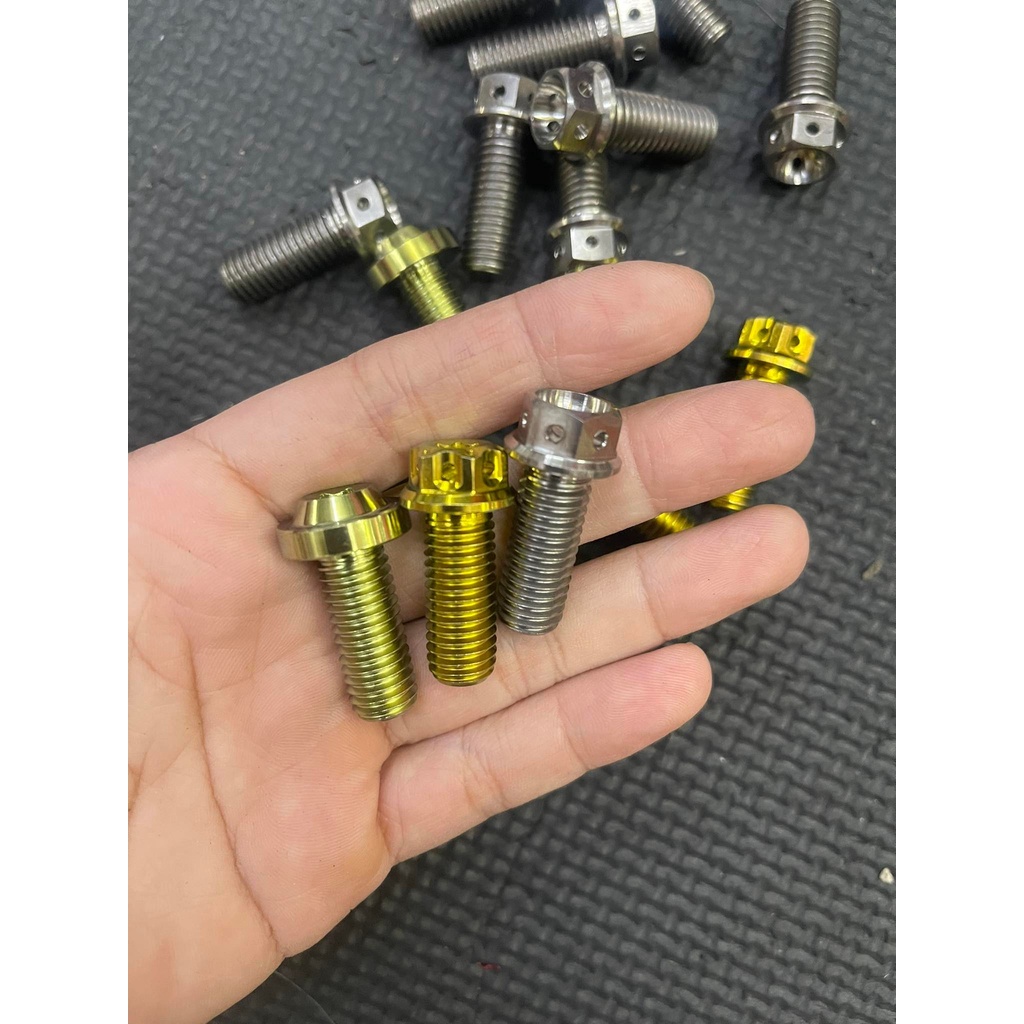 [Răng To 1.5] Ốc 10li25 m10*25 răng 1.5 bắt Bát Heo 4piston