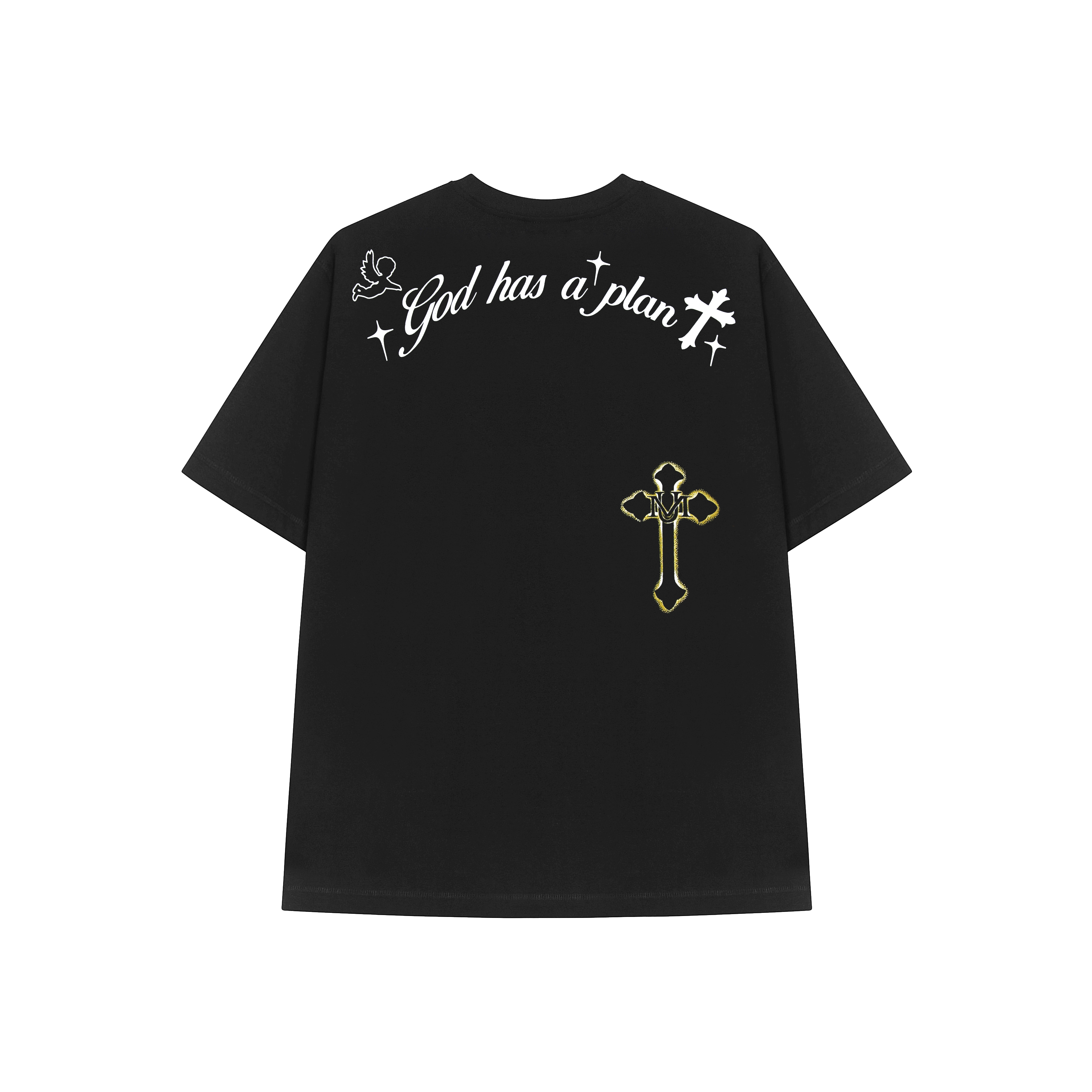 Áo Thun URBAN MONKEY IN GOD WE TRUST Cotton 100%
