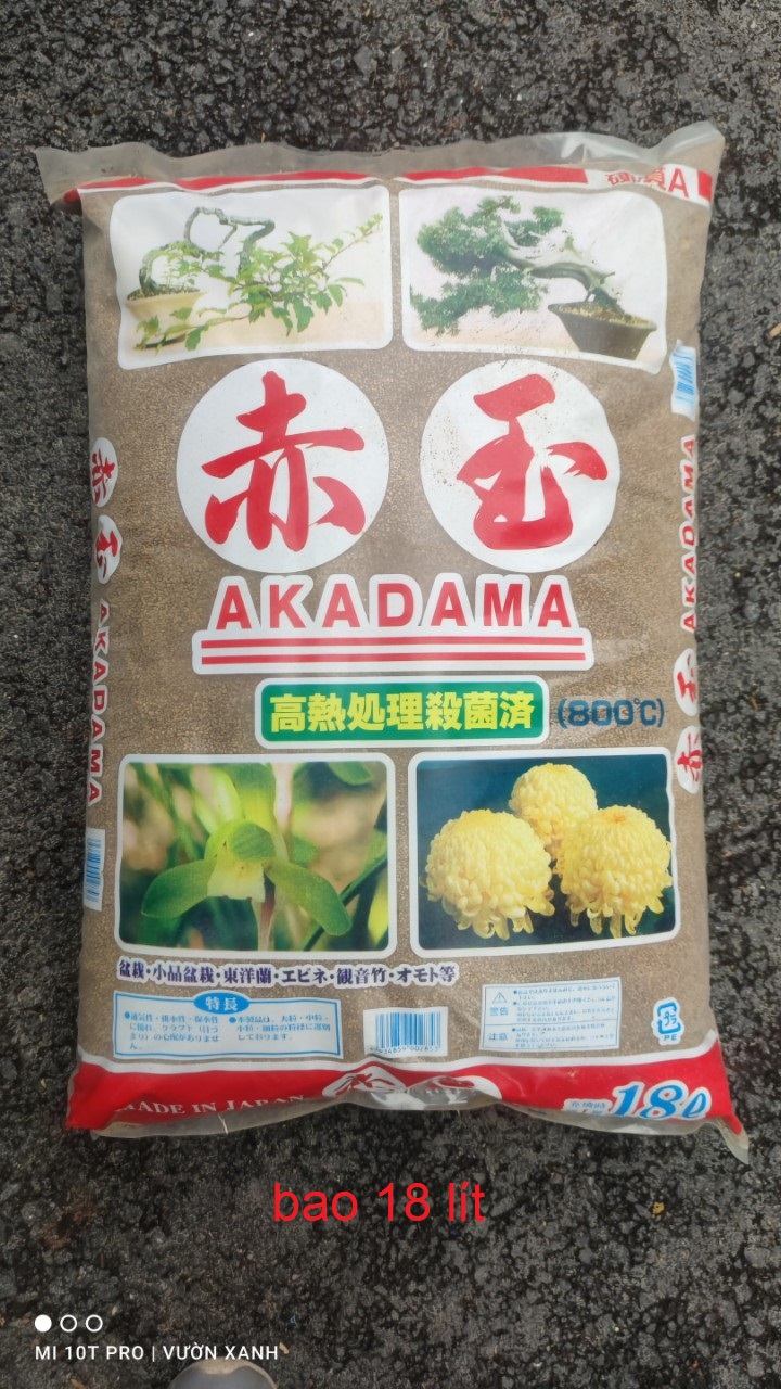 Đá Akadama ( túi 0.5kg) dùng trồng sen đá, bonsai, bể thủy sinh