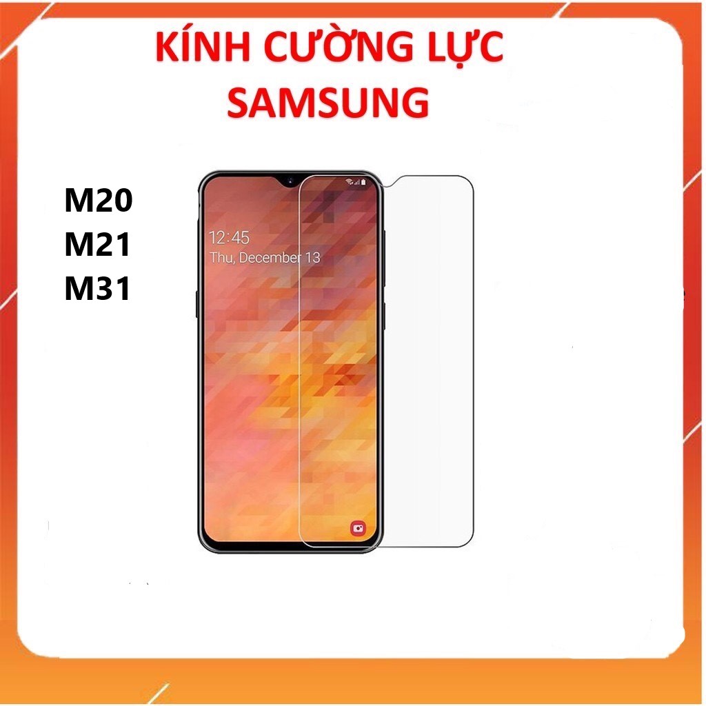Kính cường lực thường bảo vệ màn hình SAMSUNG M20,M21,M31 siêu mỏng, siêu rẻ, chống vỡ, chống xước đẹp như chưa dán- Phụ kiện điện thoại