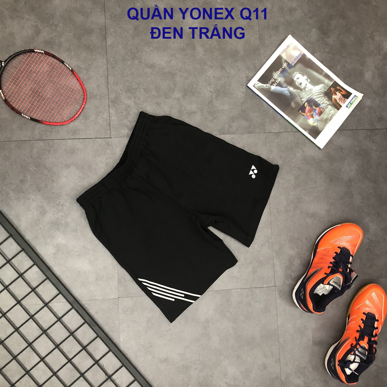[HCM]Quần đùi cầu lông bóng chuyền nam