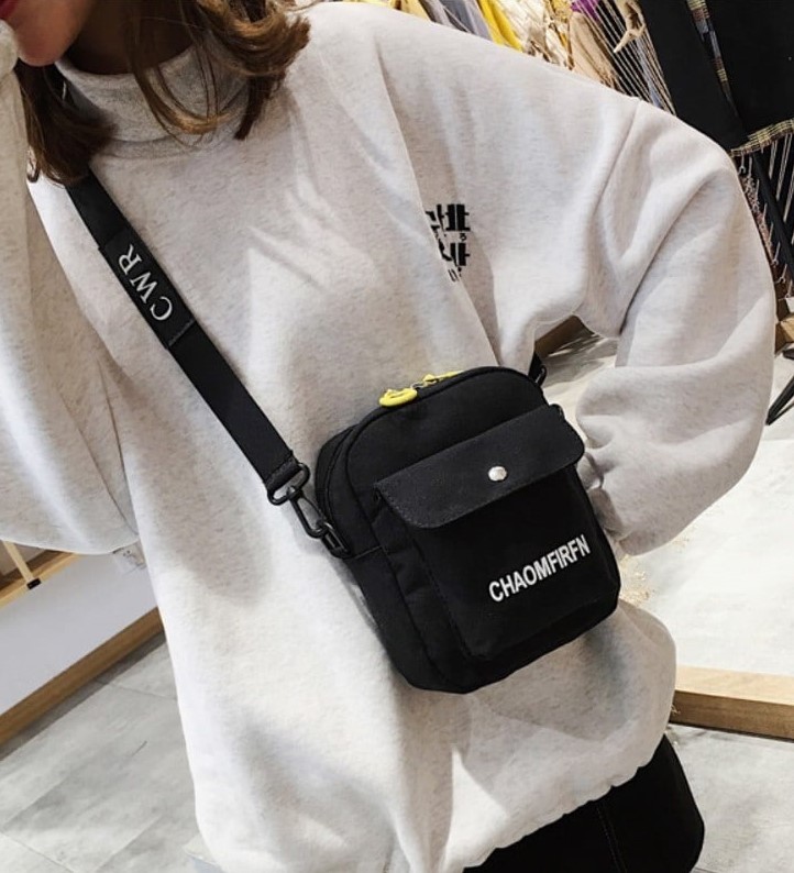 Túi đeo chéo Unisex nữ mẫu vuông