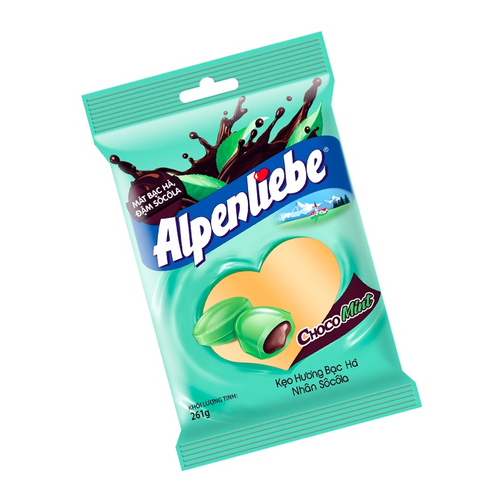 Kẹo Hương Bạc Hà Nhân Sôcôla Alpenliebe ChocoMint