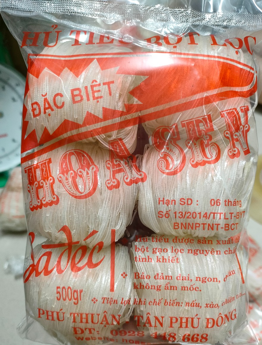 [HCM]1 Gói Hủ Tiếu Sa Đéc 450G Bao Bì Mới