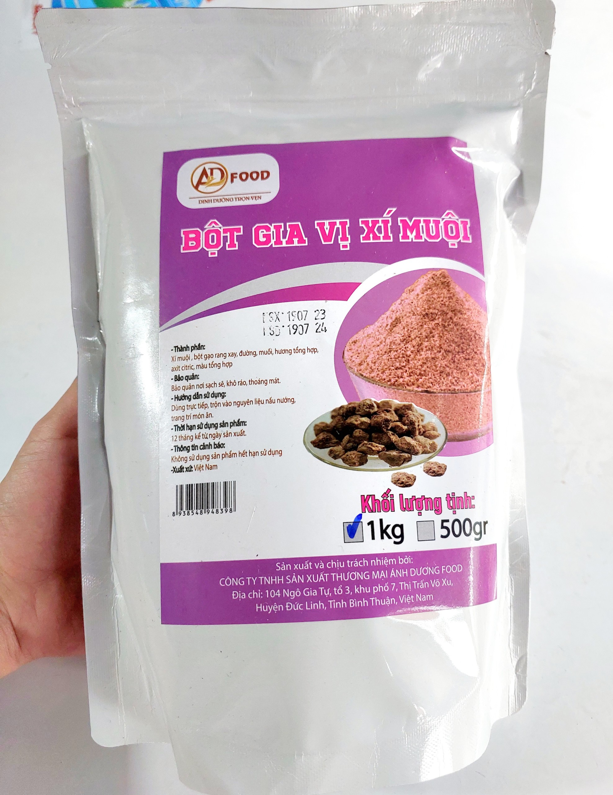1KG BỘT XÍ MUỘI  NGON, BỘT MỊN_Monhi_Food