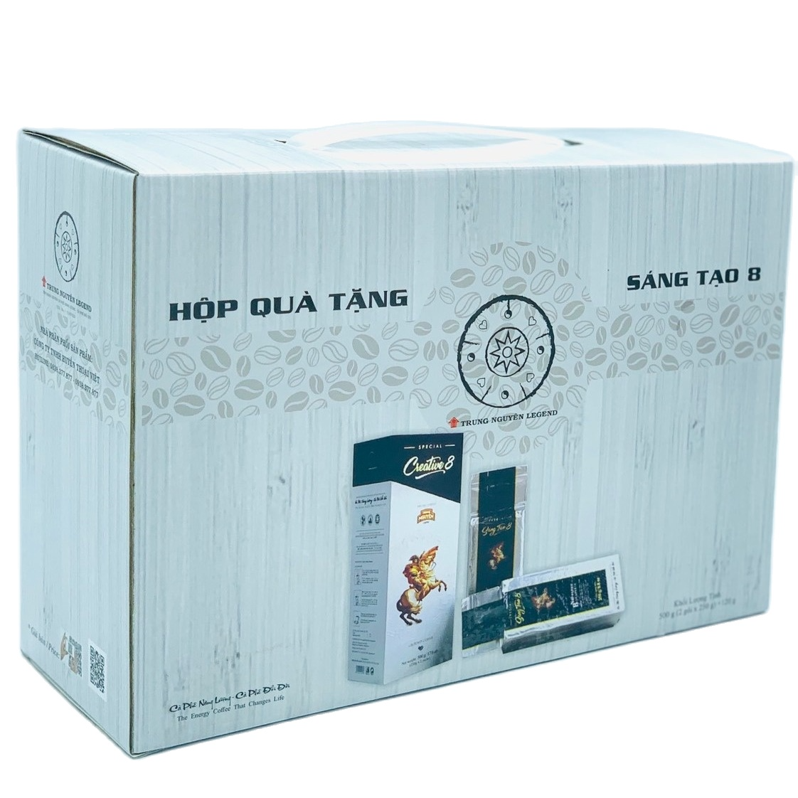 Hộp Quà Cà phê  sáng tạo 8 Trung Nguyên( 1Kg)
