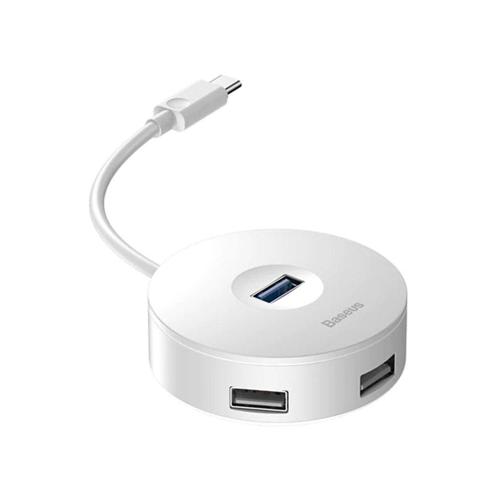 Bộ HUB chuyển đổi từ Type C sang USB 3.0 Baseus Round Box HUB (4 cổng USB 1xUSB3.0 3xUSB2.0)