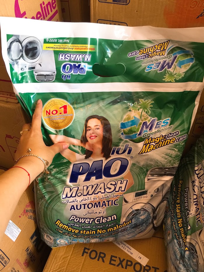 (Khuyến Mãi) Bột giặt Pao 9kg Thái Lan