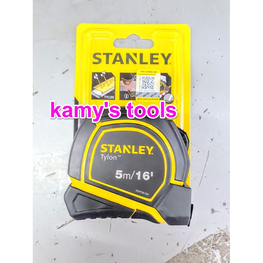 Thước kéo thép stanley 5 mét bản 19mm stht30696-8 stht36194