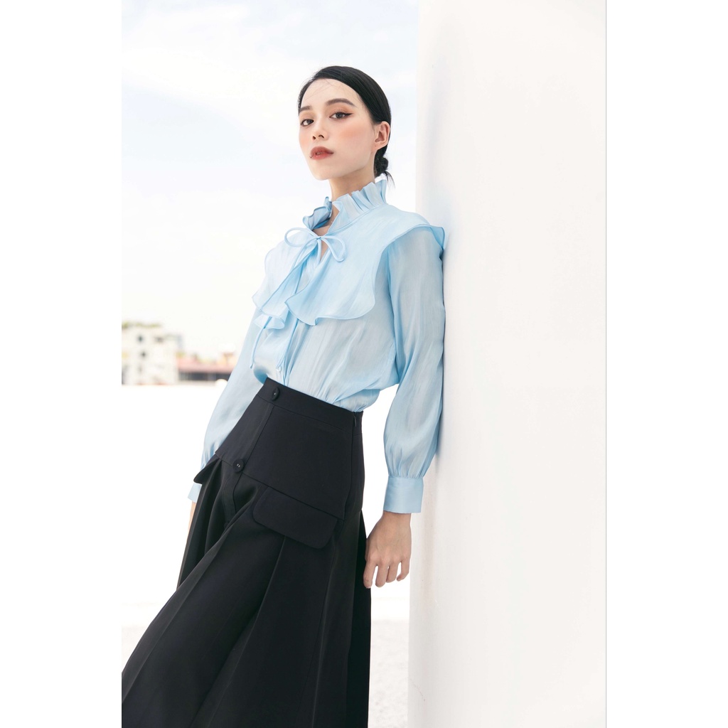 MAIIMER - Áo sơ mi vải sheer cao cấp Merly