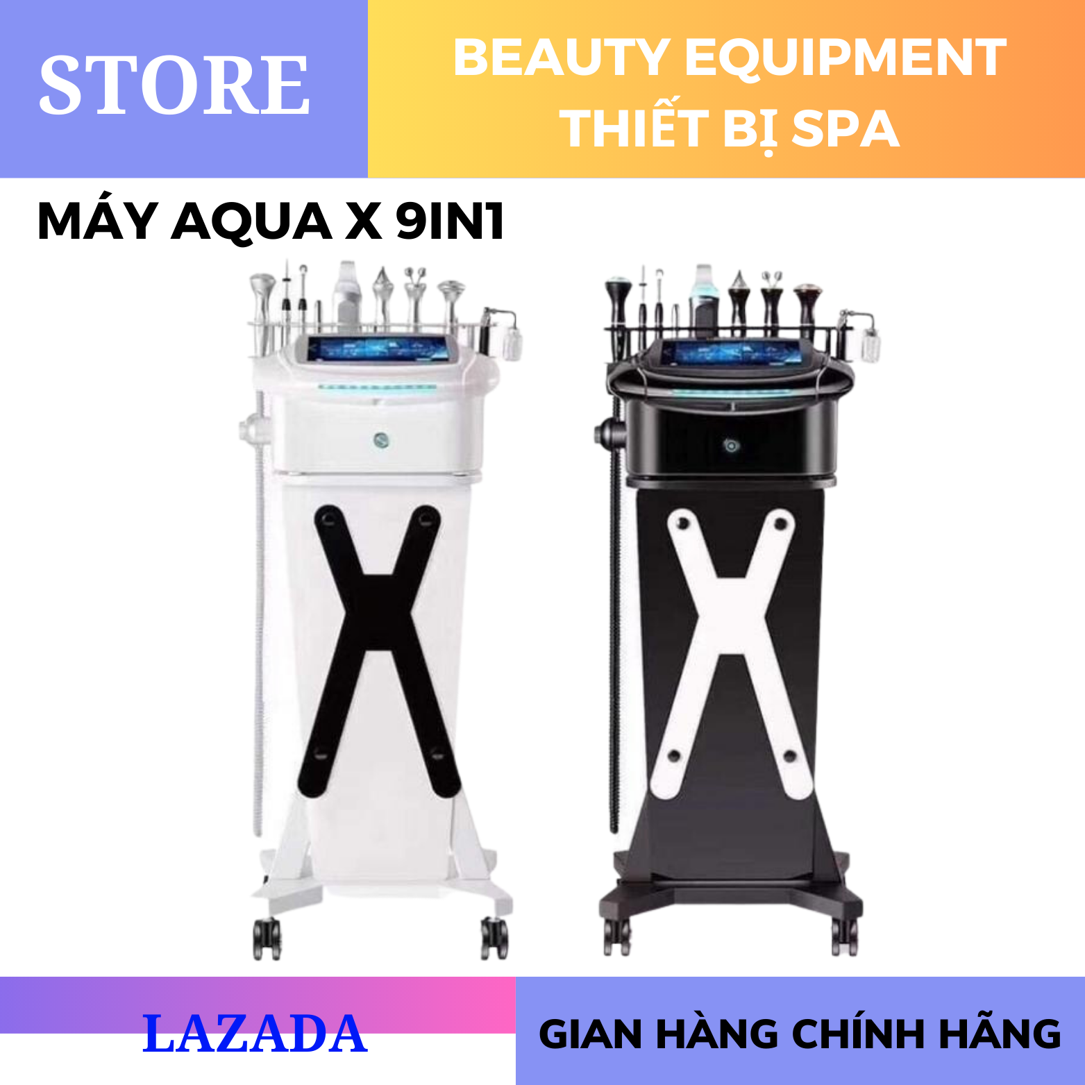 Máy aqua 9in1 chọn bộ chức năng chăm sóc da spa 2022 | Lazada.vn