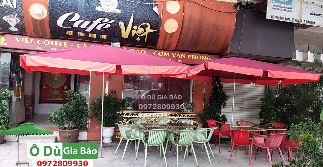 (Chưa đế)Ô chính tâm vuông 2m5x3m ( Chưa bao gồm chân đế 15kg)
