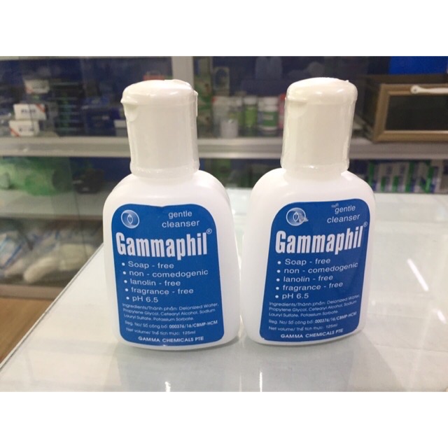 Sửa rửa mặt dịu nhẹ Gammaphil- Chai 125ml