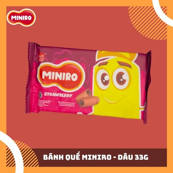 Bánh quế miniro vị dâu