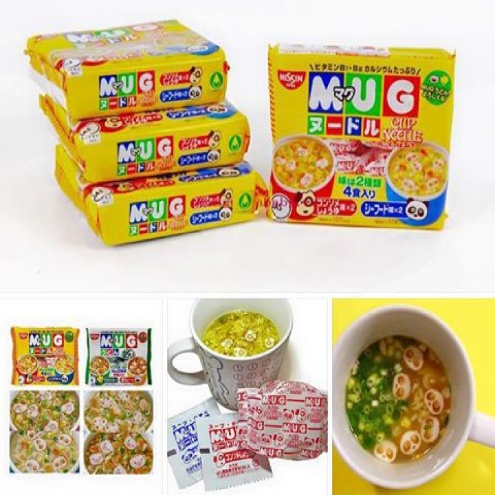 [HCM]Mì Mug xanh - vị thịt heo cho bé ăn dặm