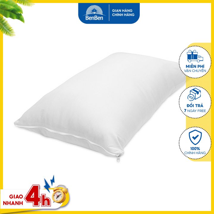 Gối ngủ cho bé đi học size 30x40cm, ruột gối 100% gòn đàn hồi không tạp chất vải vụn an toàn cho sức khoẻ của bé - BEN BEN - gối cho bé