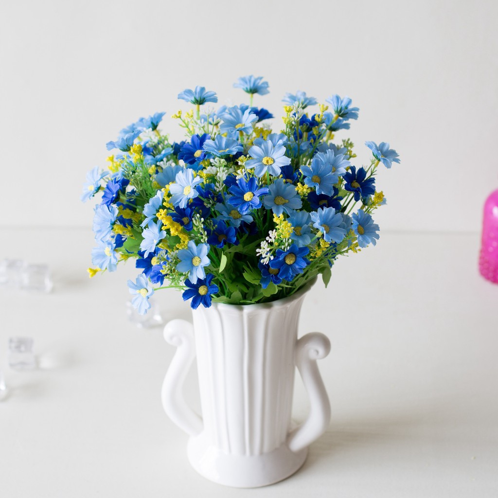 CHÙM HOA CÁNH BƯỚM 25-30 HOA VẢI LỤA LIZ57