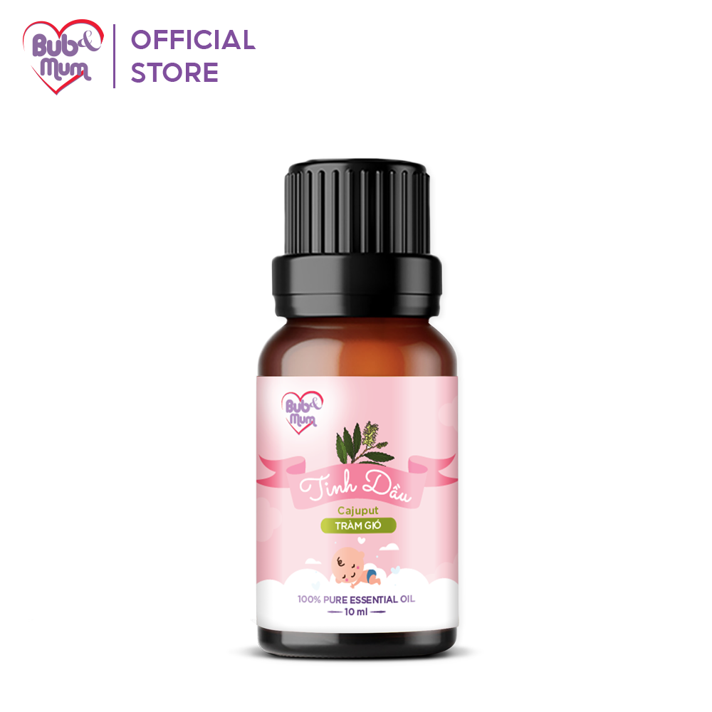 Tinh dầu Tràm gió nguyên chất 100%,dung tích 10ml, thương hiệu BUB&MUM