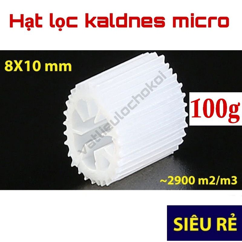 Hạt lọc Kaldnes micro  đệm vi sinh 100g (kanet)