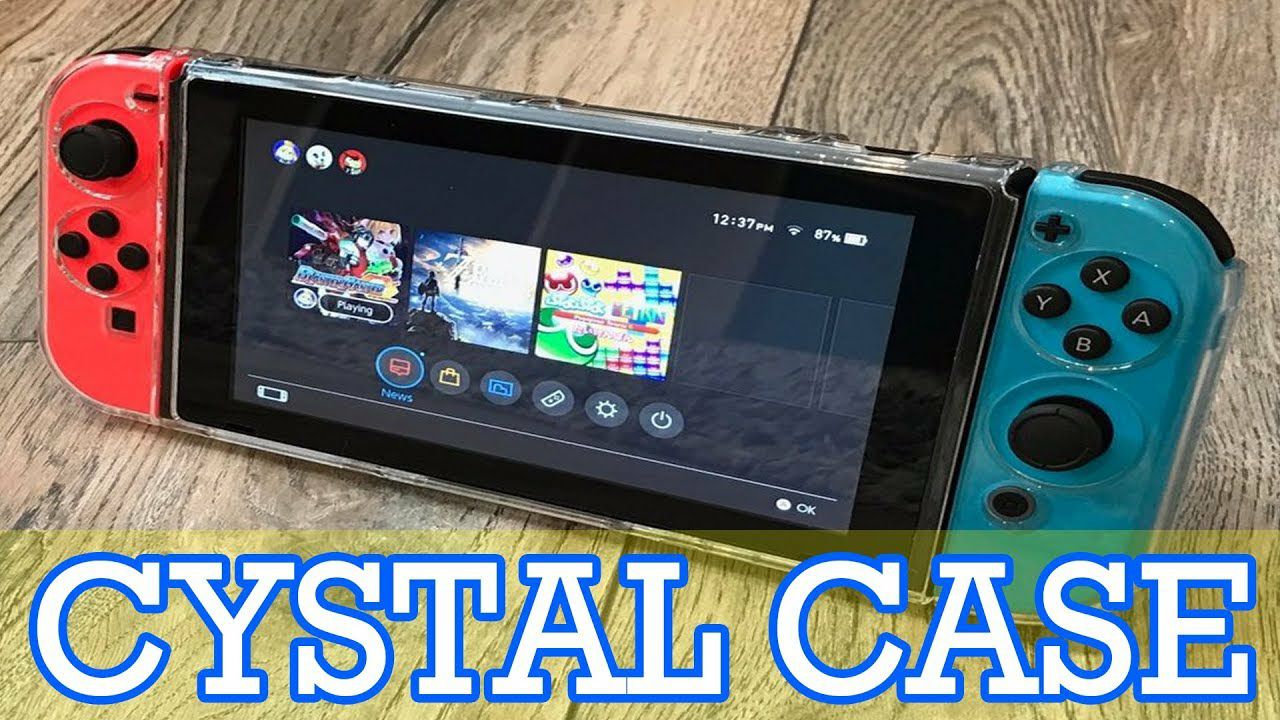 case ốp Nintendo Switch trong suốt nintendo switch