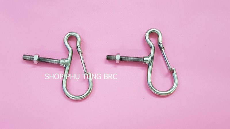 Móc gạt tròn Inox  304 loại nam châm không hít ( SL:  1 cặp)