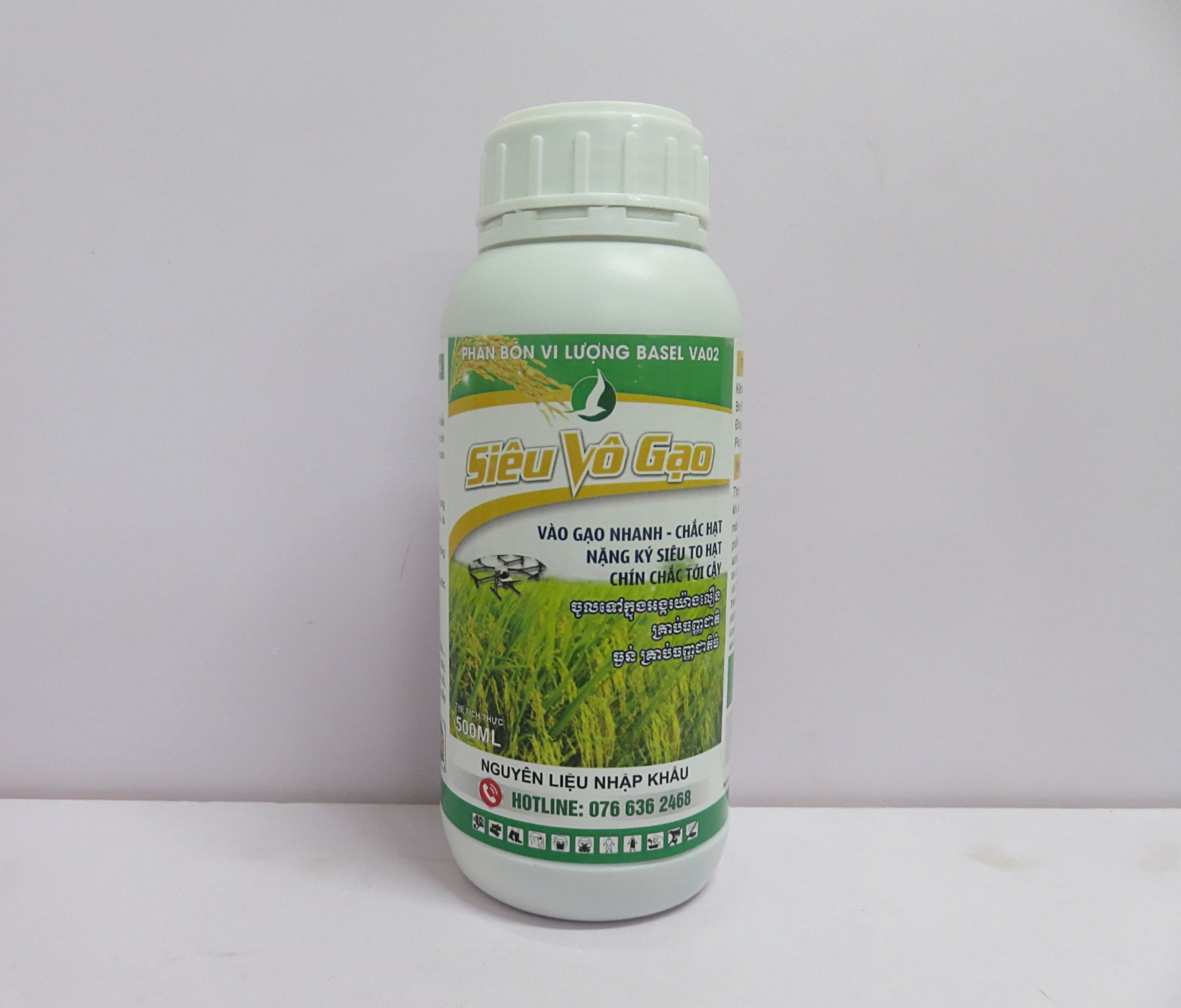 PHÂN BÓN CHO LÚA SIÊU VÔ GẠO (chai 500ml)