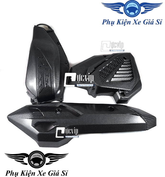 [HCM]Combo 3 Món Carbon Bảo Vệ Vario/Click 2015-2017 (01 Che Pô 01 Che Pô E 01 Che Quạt Gió) MS1368