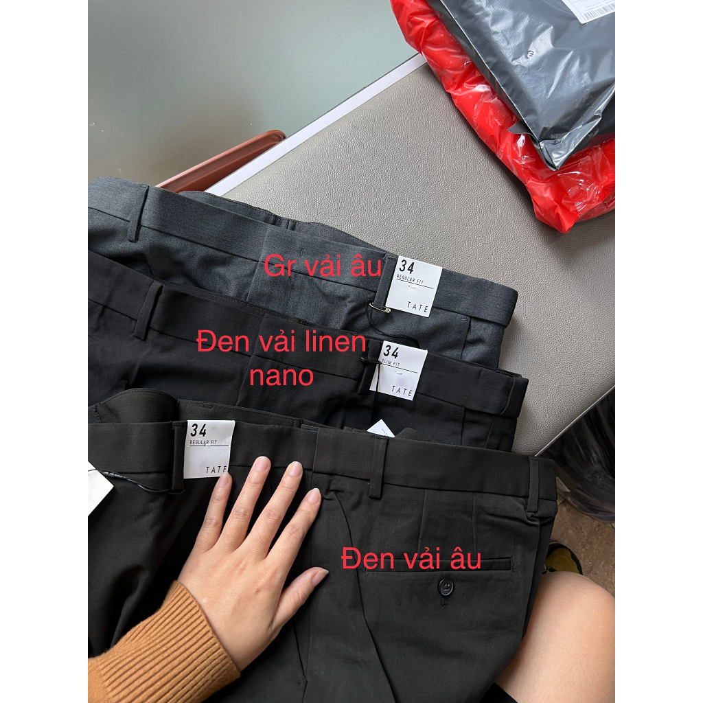 Quần âu Tate 120 hàng sample duy  sz 34