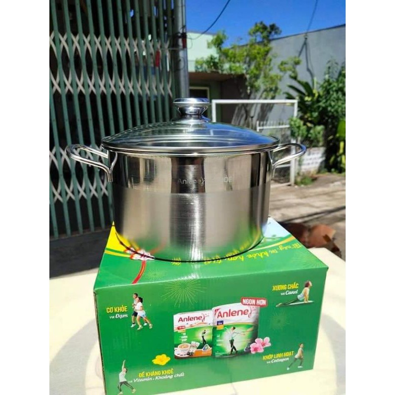 NỒI INOX 430-24CM QUÀ TỪ ANLENE