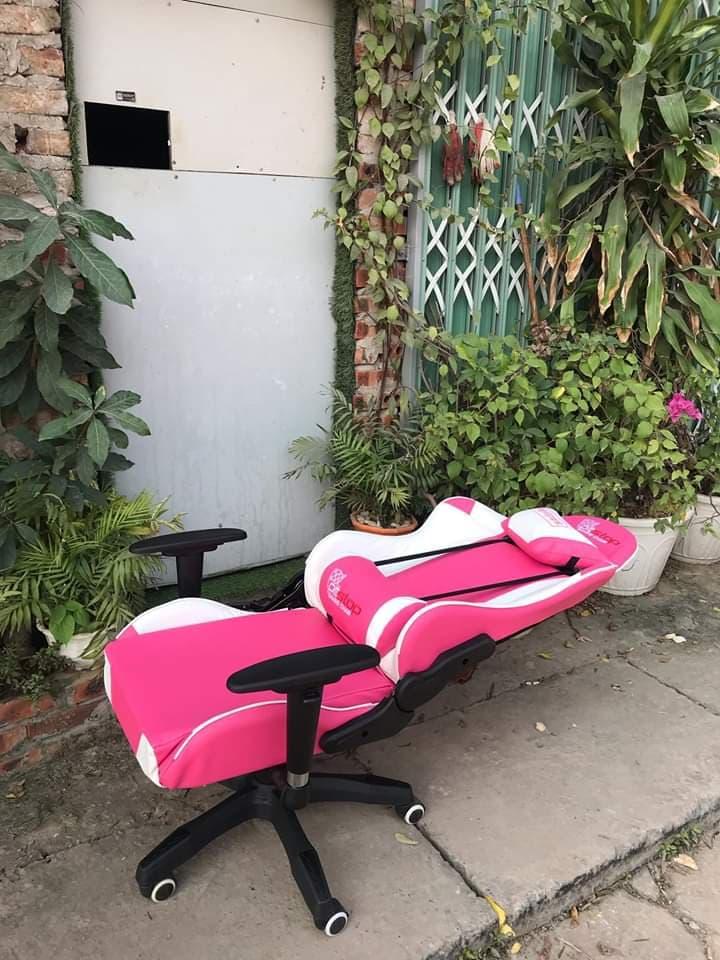 Ghế Gaming PITSTOP  MÀU HƯỜNG QUYẾN RŨ