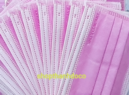 KHẨU TRANG Y TẾ NHƯ ( CABON 5 HỘP 250 CÁI ) HỒNG